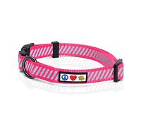 Pawtitas Traffic Collar Puppy Collar Traffic Pink Collar Reflective Dog Collar Extra Small Dog Collar Pink Dog Collar
