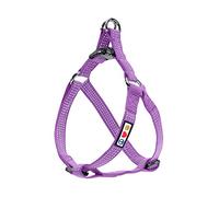 Pawtitas XS Mini Dog Harness, Reflective Vest Harness, Comfort Control, Training Walking, Purple Orchid