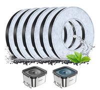 Pawtners Replacement Filter for 4.5L No-spill Dog Water Bowl, Activated Carbon, 6 Packs