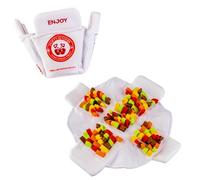 PAWTY Chinese Takeout Box - Snuffle Toy for Dogs - Interactive Dog Treat Puzzle - Mental Stimulation Enrichment DogToy - Cute and Funny DogGifts - Premium Quality Design - Small to Medium Dogs