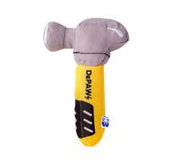 PAWTY Tool Kit Hammer Dog Toy - Interactive Plush Enrichment ParodyToy - Cute Unique Design Birthday Gift - Small Medium Puppies - Durable Fun Chew Resistant Teething Toy - Squeaker Soft Plush
