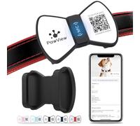 Pawview NFC & QR Code ID Tag for Pets,Silent Personalized Dog Tag,Slide-On Engraved Dog Tag with Online Pet Profile,Smart Lost Pet Recovery Durable Dog Identity Tag,No Subscription,Waterproof
