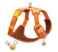 PawView Western Cowboy Travel Print Series Harness with Smart Pet ID Tag