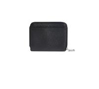 Pawviva Genuine Leather Coin Card Wallet - RFID Blocking & Multi-Functional,Essential Travel Wallet | ID Slot + Currency Pockets | 11x8.5x1.8cm (Black)