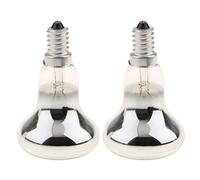 PawwJoy 2 PCS R50 Reflector Type Bulb, 40W 120V Replacement Light Bulbs for Lava Lamp, Reflector Lava Lamp Bulb, R50 E14 Socket