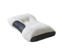 PawwJoy Cervical Pillow with 3D SPA Massage Partition, Knitted Cotton Neck Support Pillow for Sleeping, Ergonomic Orthopedic Bedding Pillow 18.90x29.13 inch