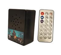 PawwJoy Halloween Sound Player Speaker Box with Remote Control, 30+ Spooky Sound Effects, Portable Horror Scary Sound Loudspeaker for Halloween Decorations