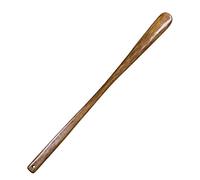 PawwJoy Long Wooden Shoe Horn with Hole Handle for Easy Carry, Solid Wood Material, 21.65 inch Length