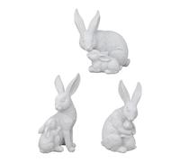 PawwJoy Set of 3 Resin Figurines Representing A Mother And Her Child for Home Garden Decor