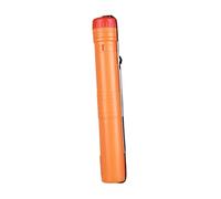 PawwJoy Telescoping Poster Tube for Document Storage from 17 inch to 29 inch with Adjustable Carrying Strap for Artwork Blueprints Maps- Orange