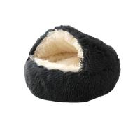 Pawzar Calming Cat/Dog Bed Cave, Olvys Comfy Cocoon Pet Beds, Cat Dog Bed with Cover Fabric Dogs Bedding Cave for Small Medium Large