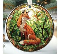 Pawzity Fox Ornaments for Christmas Tree - Fox Gifts for Women, Lovers Gifts - Acrylic Ornament