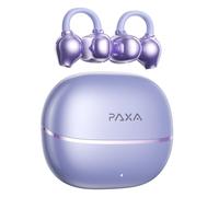 PAXA Clip On Earbuds Cuff Design Open Ear Headphones Bluetooth 5.4 Running Earbuds IP45 Waterproof,ENC Crystal Clear Calls,Stereo Bass Audio Sports Ear Buds for Fitness,Workouts,Earclip7,Purple