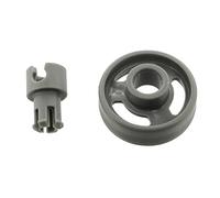 Paxanpax Dishwasher Lower Basket Wheel for Stoves, Belling, New World, Baumatic BDW13 Type (Pack of 1)