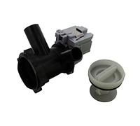 Paxanpax Non Original Drain Pump Base and Filter Housing Assembly for Askoll Produced Bosch Maxx WFB/WFC/WFD/WFL/WFO/WFR/WVF Series/M50/RC0036, 230 V, 50 Hz, 0.22 A, 30 W, 155 cl