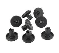 Paxanpax Non-Original Zanussi ZDT6255/JLDWW1201/ESL6115/ZSF6128/ZSF6120 Type Lower Basket Wheel, Pack of 8, Grey