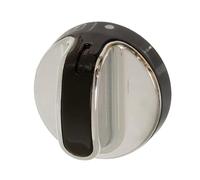 Paxanpax PCK1199 Main Electric Oven Black & Chrome Control Knob Fits Belling 60EDO, 601EDO; New World 541ETC, 551ETC, 601ETC, 601EDO