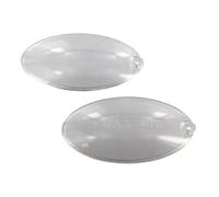Paxanpax PCK662 Oval-Shaped Cooker Hood Bulb Light Diffuser Cover Panel Fits Electrolux, Indesit-Whirlpool, Smeg - 100mm x 52mm, Pack of 2
