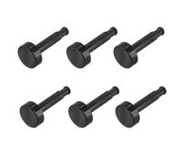 Paxanpax PCK710 Universal Black Oven Clock Timer Knob Buttons (Pack of 6)