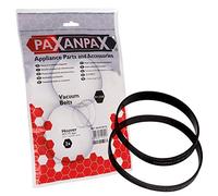 Paxanpax PFC1254 Compatible Vacuum Cleaner Belts Fits Hoover WR71, WR01001 Series 'VC9 775' Type Pack of 2, Black