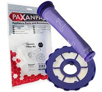 Paxanpax PFC1257 Compatible Pre & Post Motor Filter Kit for Dyson DC40, White