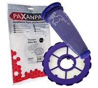 Paxanpax PFC1258, Compatible Pre & Post Motor Filter Kit for Dyson DC50, White