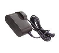 Paxanpax PFC1372 3-Pin UK Mains Plug Vacuum Cleaner Battery Charger Fits Dyson V10, SV12, V11 SV14, V15 SV22, Steel Grey, Plastic