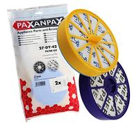 Paxanpax PFC357 Compatible HEPA & Washable Filter Set for Dyson DC04 (Pack of 2), White,package may vary