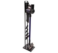 Paxanpax PFC764J Cordless Vacuum Cleaner and Accessories Floor Stand For Dyson DC34, Vacuum Holder, Rack, Freestanding Metal Design, No Drilling The Wall, Dark Grey