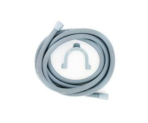 Paxanpax PLD1215 Drain Outlet Hose and Hook ,Grey, 4 m Length, 29 mm and 22 mm Fitting