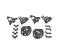 Paxanpax PLD1278 Compatible for Bosch, Neff, Siemens Multi-Model Fitting Dishwasher Lower Basket Bearing Kit Grey 00418675