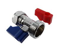 Paxanpax PLD1521 Universal Straight Compression Fit Valve Tap, 3/4-Inch x 15 mm