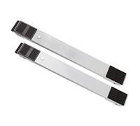 Paxanpax PLD1698 Universal Appliance Extension Arm Type Roller Movers 160kg Load Capacity, Wheels, Brake and Anti-Slip Cover Pack of 2, White, 40cm-63cm