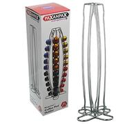 Paxanpax PSA264 Compatible 40 Piece Bowed Design Nespresso Coffee Pod Capsule Holder Stand