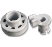 Paxanpax Small Non-Original "Classic" Older Style Multi-Model Fitting Dishwasher Upper Basket Wheel Kit Fits Bosch/Neff/Siemens