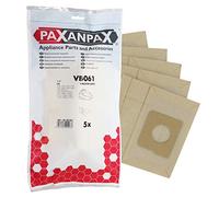 Paxanpax VB061 Compatible Paper Vacuum Bags For LG 'TB33/TB34/TB39' Extron, Passion, Turbo; Hitachi CV3200 Series (Pack of 5)