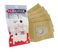 Paxanpax VB450, Compatible Paper Bags for Panasonic 'C20E' MCC, MCCG, MCE Cylinder Series (Pack of 5), Brown