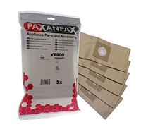 Paxanpax VB800, Compatible Paper Vacuum Bags for Kirby Heritage 2, Legend 1&2, Generation 3, 4, 5 & 6, 2000 G2000, 2001 G2001, Ultimate G, Diamond, Sentria Pre 2009 Series (Pack of 5), Brown