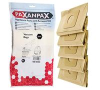Paxanpax VB805 Compatible Paper Vacuum Bags for LG T2700, T2900, V3310D, V3300D Rowenta Power, Compacteo, City Space Tesco VC108, VCBD1411 Series(Pack of 5), Brown