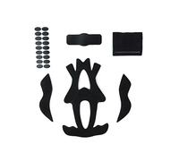 PAXLAMB Foam Padding Kit 23PCS Head Protection Liner Inner Protective Pads Bicycle Replacement Universal Pad Cushion Mat Set for Bike Motorcycle Cycling Riding Sport Helmets (Black M)