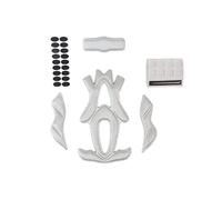 PAXLAMB Foam Padding Kit 23PCS Head Protection Liner Inner Protective Pads Bicycle Replacement Universal Pad Cushion Mat Set for Bike Motorcycle Cycling Riding Sport Helmets (Grey M)