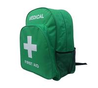 PAXLAMB Red First Aid Bag Empty First Aid Backpack Empty Medical Storage Bag for First Aid Kits Pack Emergency Hiking Backpacking Camping Cycling Travel Car (15.7 * 11.8 * 5.9") (Green)
