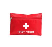 PAXLAMB Red First Aid Kit Empty, Small, Mini, Pocket Type, Perfect for Diabetes Supplies, Hiking, Camping, Travel, Cycling, Emergency Use