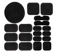 PAXLAMB Universal Airsoft Helmet Pads 19pcs/Set Tactical Helmet Replacement Foam Motorcycle Padding Kits Bicycle Bike Accessories Mats for Fast Mich CS ACH FMA USMC PASGT (Black 19pcs EVA Foam)