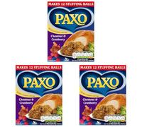 Paxo Chestnut & Cranberry Stuffing Mix, Perfect for Christmas Dinners, 170g (Pack of 3)