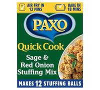 Paxo Quick Cook Sage & Red Onion Stuffing, 150 g (Pack of 16)