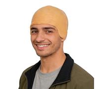 Paxrmuky Adult Latex Bald Cap, Thick Realistic Bald Head Cap, Skin Wig, Stretchy Rubber Skull Cap for Halloween, Cosplay, Costume Party & Stage Performance