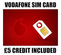 Pay As You Go SIM Card, £5 Preloaded Credit, Ready to use