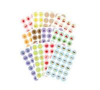 Pay Day Planner Stickers Dot Labels 3/4 Inch Fruits Daily Payday Planner Calendar Organizer Stickers Tracking Pay Planner Reminder Labels for Scrapbooking Crafting & Journals 288 Pcs