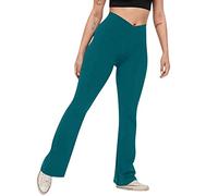 Pay in 5 Monthly payments Items Gym Leggings for Women UK Women Solid Workout Leggings Pant Fitness Sports Running Yoga Athletic Pants Fashion Soft Loose Outwear Ribbed Leggings Blue